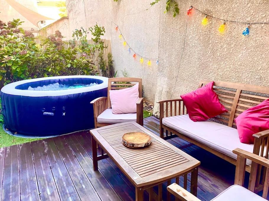 Magnifique Villa Avec Jacuzzi Au Pied Du Stade Saint-Denis  Esterno foto